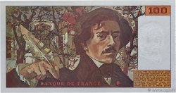 100 Francs DELACROIX imprimé en continu FRANCE  1990 F.69bis.02e1 pr.NEUF