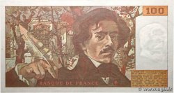 100 Francs DELACROIX imprimé en continu FRANCE  1991 F.69bis.03a2 AU+