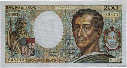 200 Francs MONTESQUIEU FRANCE  1981 F.70.01