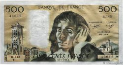 500 Francs PASCAL FRANCE  1981 F.71.25