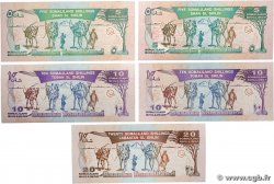 5 à 20 Shillings Lot SOMALILAND  1994 P.01a, P.02b et P.03b NEUF
