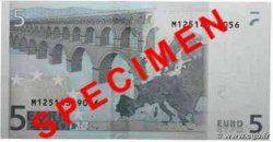 5 Euro EUROPE  2002 P.01m NEUF