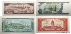 5 au 100 Riels Lot KAMBODSCHA  1992 P.33 au P.36 fST+
