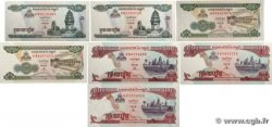 100 au 500 Riels Lot CAMBODIA  1998 P.41 au p.43