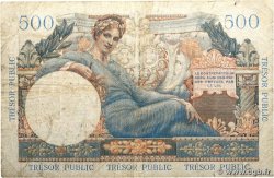 5NF sur 500 Francs TRÉSOR PUBLIC FRANKREICH  1960 VF.37.01 fS