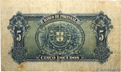 5 Escudos PORTUGAL  1925 P.133 fS