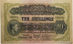 10 Shillings EAST AFRICA (BRITISH)  1943 P.29b