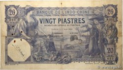 20 Piastres FRANZÖSISCHE-INDOCHINA Saïgon 1920 P.041 S