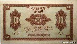 1000 Francs MAROKKO  1943 P.28a fSS
