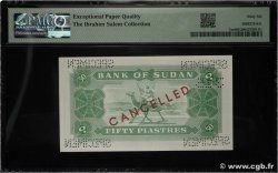 50 Piastres Spécimen SUDAN  1964 P.07as UNC