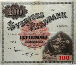 100 Kronor SWEDEN  1959 P.48a