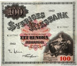 100 Kronor SUÈDE  1962 P.48d