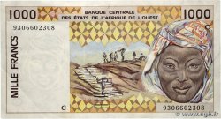 1000 Francs ÉTATS DE L AFRIQUE DE L OUEST  1993 P.311Cd