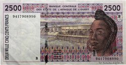 2500 Francs WEST AFRICAN STATES  1994 P.212Bc