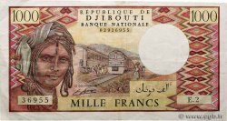 1000 Francs DJIBOUTI  1988 P.37b