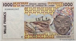 1000 Francs WEST AFRICAN STATES  1993 P.311Cd