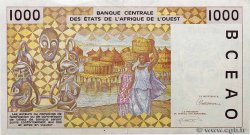 1000 Francs WEST AFRICAN STATES  1993 P.311Cd VF+