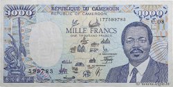 1000 Francs type 1985 modifié CAMEROON  1990 A.164e