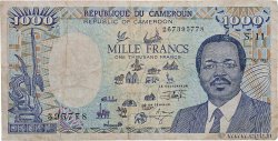 1000 Francs type 1985 modifié CAMEROON  1992 A.164f