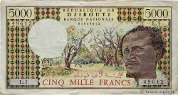 5000 Francs DJIBOUTI  1979 P.38a