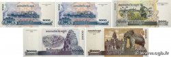 1000 au 50000 Riels  Lot CAMBODIA  2005 P.58 au P.61 UNC-