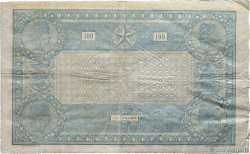 100 Francs type 1862 - Bleu à indices Noirs FRANCIA  1870 F.A39.06 q.BB
