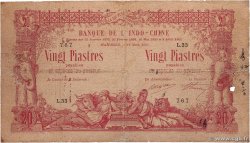 20 Piastres - 20 Piastres INDOCHINE FRANÇAISE Haïphong 1907 P.015a B