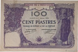 100 Piastres INDOCHINE FRANÇAISE Saïgon 1920 P.042 TB