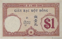 1 Piastre INDOCHINE FRANÇAISE  1927 P.048b SPL