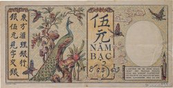 5 Piastres INDOCHINE FRANÇAISE  1927 P.049a TTB