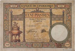 100 Piastres INDOCHINE FRANÇAISE  1927 P.051b pr.TB