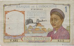 1 Piastre INDOCHINE FRANÇAISE  1932 P.052 TB