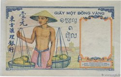 1 Piastre INDOCHINE FRANÇAISE  1936 P.054b SPL+