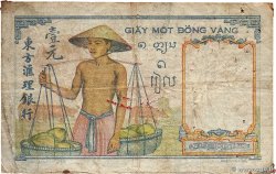 1 Piastre INDOCHINE FRANÇAISE  1949 P.054e TB