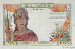 5 Piastres INDOCHINE FRANÇAISE  1946 P.055c pr.NEUF