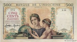 500 Piastres INDOCHINE FRANÇAISE  1939 P.057 SPL+