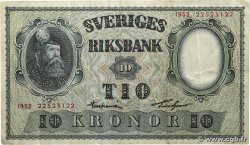 10 Kronor SUÈDE  1952 P.40m