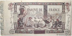 5000 Francs FLAMENG FRANCE  1918 F.43.01 VF-