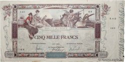 5000 Francs FLAMENG FRANCE  1918 F.43.01 F+