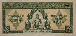 20 Piastres vert INDOCHINE FRANÇAISE  1944 P.070 pr.TTB