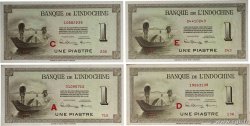 1 Piastre Lot INDOCHINE FRANÇAISE  1945 P.076b