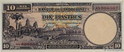 10 Piastres INDOCHINE FRANÇAISE  1947 P.080 SUP
