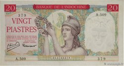 20 Piastres INDOCHINE FRANÇAISE  1949 P.081a SPL
