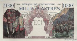 1000 Piastres Spécimen INDOCHINE FRANÇAISE  1951 P.084s1 pr.NEUF