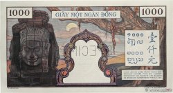 1000 Piastres Spécimen INDOCHINE FRANÇAISE  1951 P.084s1 pr.NEUF