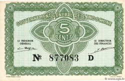 5 Cents INDOCHINE FRANÇAISE  1943 P.088a pr.NEUF