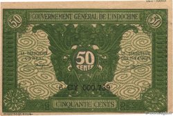 50 Cents Remplacement INDOCHINE FRANÇAISE  1942 P.091br TTB+