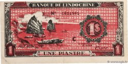1 Piastre rouge INDOCHINE FRANÇAISE  1942 P.060X