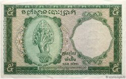 5 Piastres - 5 Riels INDOCHINE FRANÇAISE  1953 P.095 TTB