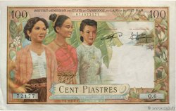 100 Piastres - 100 Riels INDOCHINE FRANÇAISE  1954 P.097 pr.SPL